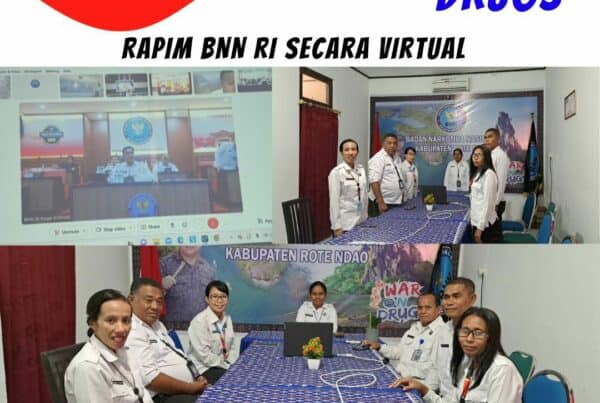 Rapat Pimpinan BNN RI Secara Virtual