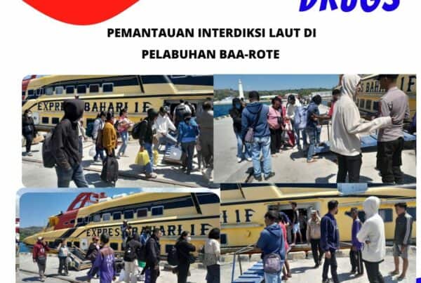 Seksi Pemberantasan Melaksanakan Pemantauan Interdiksi Laut di Pelabuhan Laut Baa – Rote Ndao