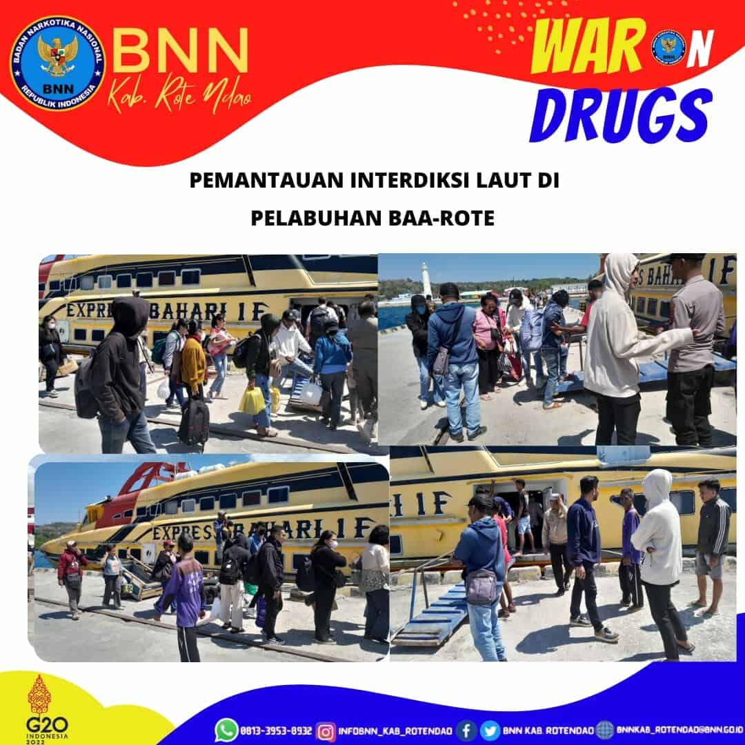 Seksi Pemberantasan Melaksanakan Pemantauan Interdiksi Laut di Pelabuhan Laut Baa - Rote Ndao Seksi Pemberantasan Melaksanakan Pemantauan Interdiksi Laut di Pelabuhan Laut Baa – Rote Ndao