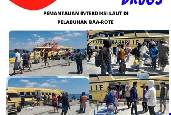 Seksi Pemberantasan Melaksanakan Pemantauan Interdiksi Laut di Pelabuhan Laut Baa – Rote Ndao