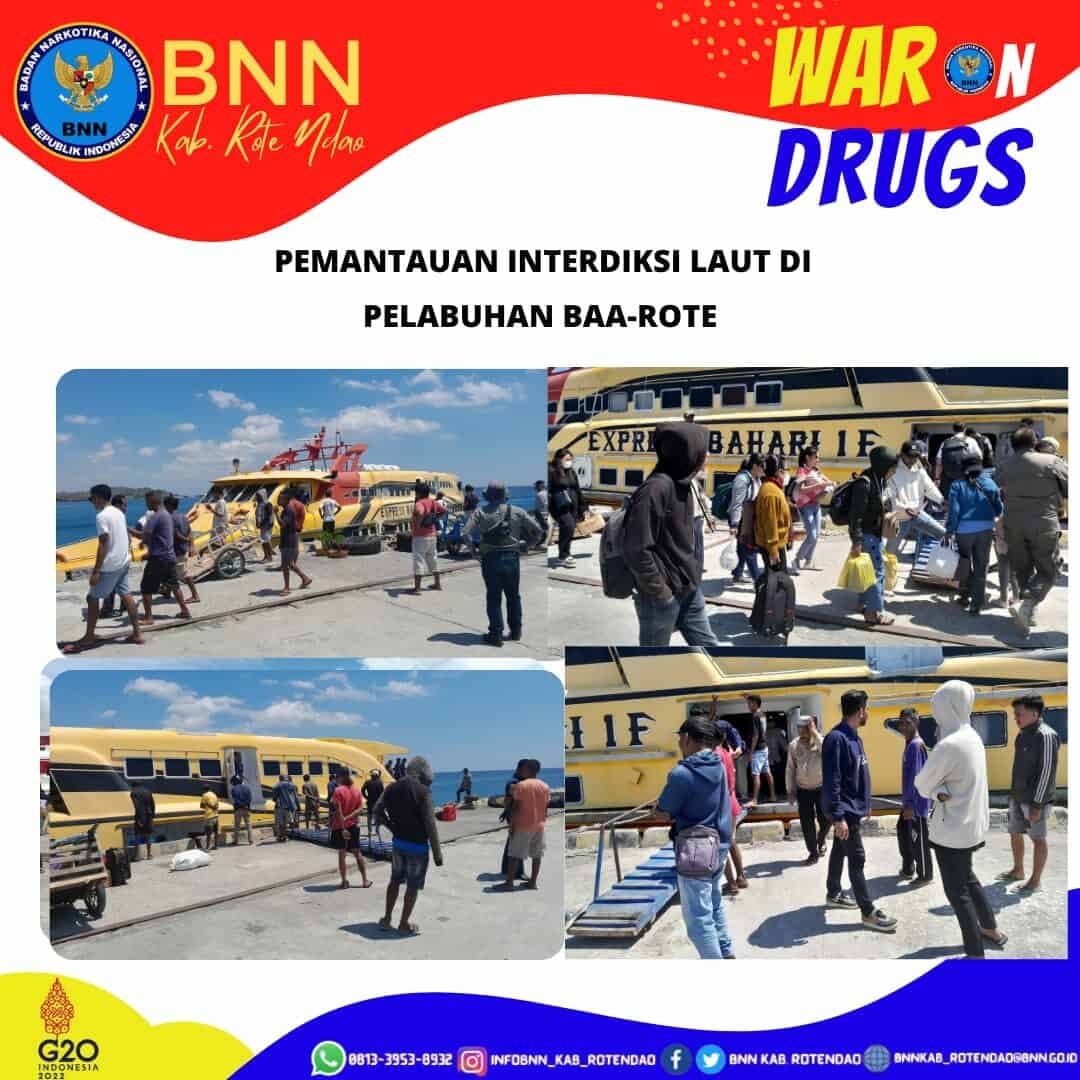 Seksi Pemberantasan Melaksanakan Pemantauan Interdiksi Laut di Pelabuhan Laut Baa - Rote Ndao Seksi Pemberantasan Melaksanakan Pemantauan Interdiksi Laut di Pelabuhan Laut Baa – Rote Ndao