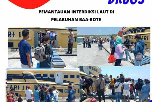 Seksi Pemberantasan Melaksanakan Pemantauan Interdiksi Laut di Pelabuhan Laut Baa – Rote Ndao