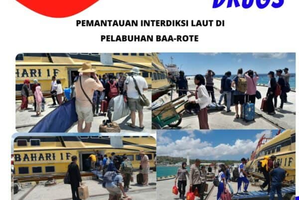 Seksi Pemberantasan Melaksanakan Pemantauan Interdiksi Laut di Pelabuhan Laut Baa – Rote Ndao