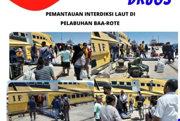 Seksi Pemberantasan Melaksanakan Pemantauan Interdiksi Laut di Pelabuhan Laut Baa – Rote Ndao