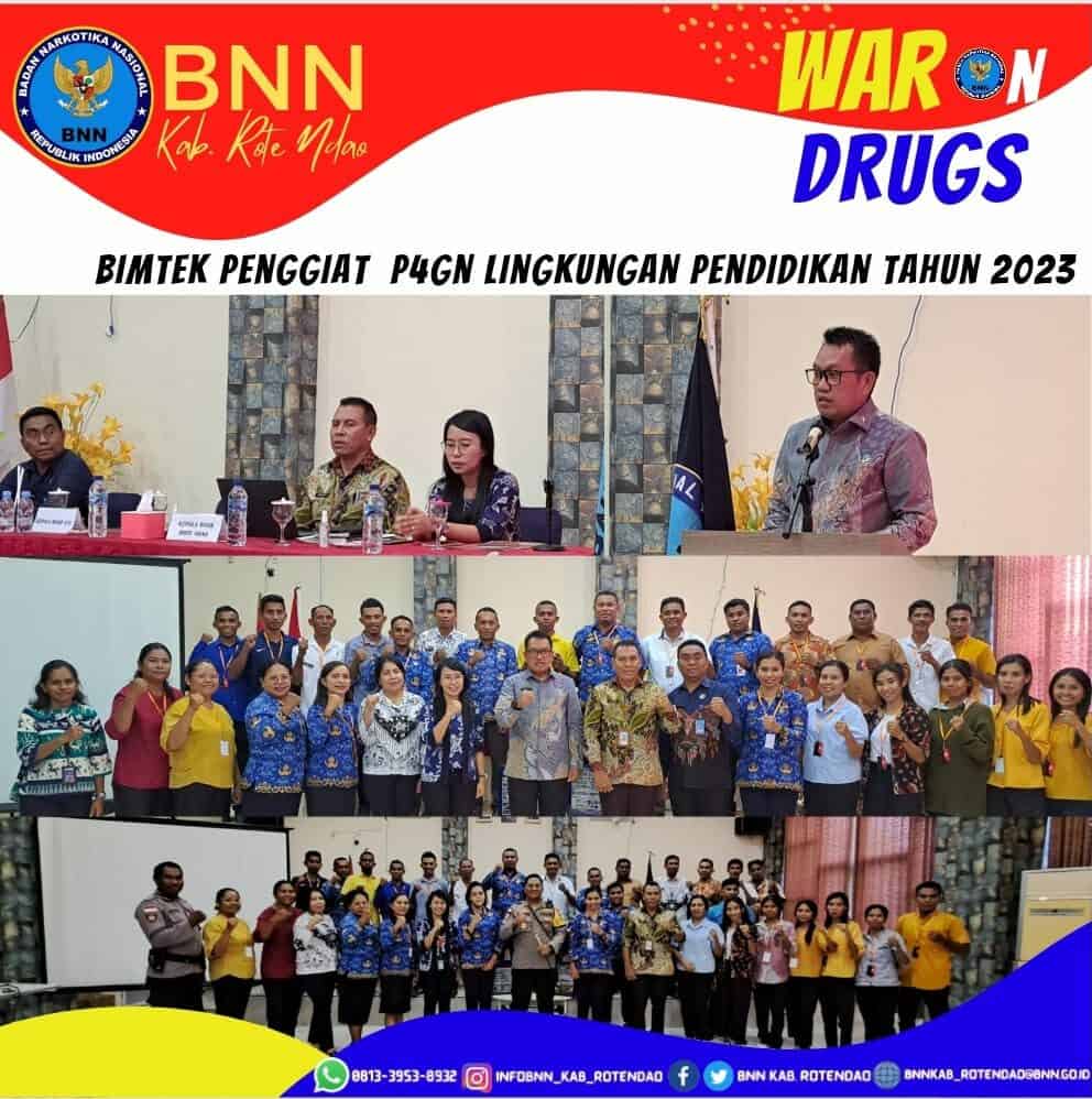 Bimbingan Teknis Penggiat P4GN di Lingkungan Pendidikan Tahun 2023, hari Pertama Bimbingan Teknis Penggiat P4GN di Lingkungan Pendidikan Tahun 2023, hari Pertama