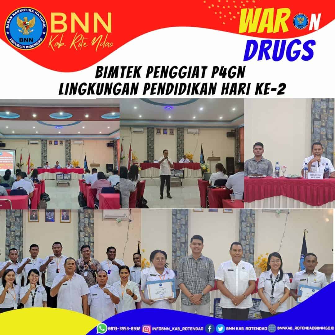 Bimbingan Teknis Penggiat P4GN di Lingkungan Pendidikan, hari kedua Bimbingan Teknis Penggiat P4GN di Lingkungan Pendidikan, hari kedua