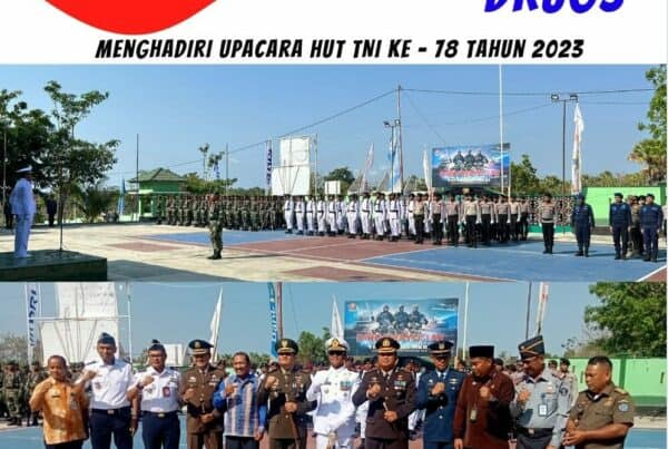 Menghadiri Upacara Peringatan HUT TNI Ke – 78 Tahun 2023