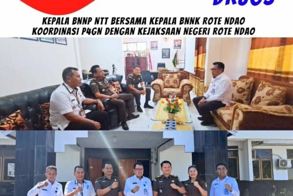 Koordinasi P4GN Kepala BNNP NTT bersama Kepala BNNK Rote Ndao dengan Kejaksaan Negeri Rote Ndao Koordinasi P4GN Kepala BNNP NTT bersama Kepala BNNK Rote Ndao dengan Kejaksaan Negeri Rote Ndao
