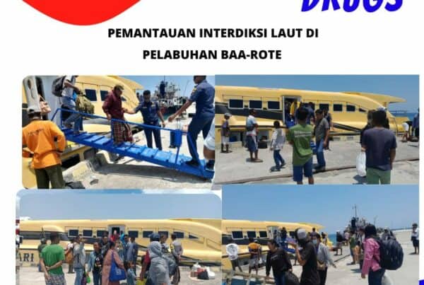 Seksi Pemberantasan Melaksanakan Pemantauan Interdiksi Laut di Pelabuhan Laut Baa – Rote Ndao