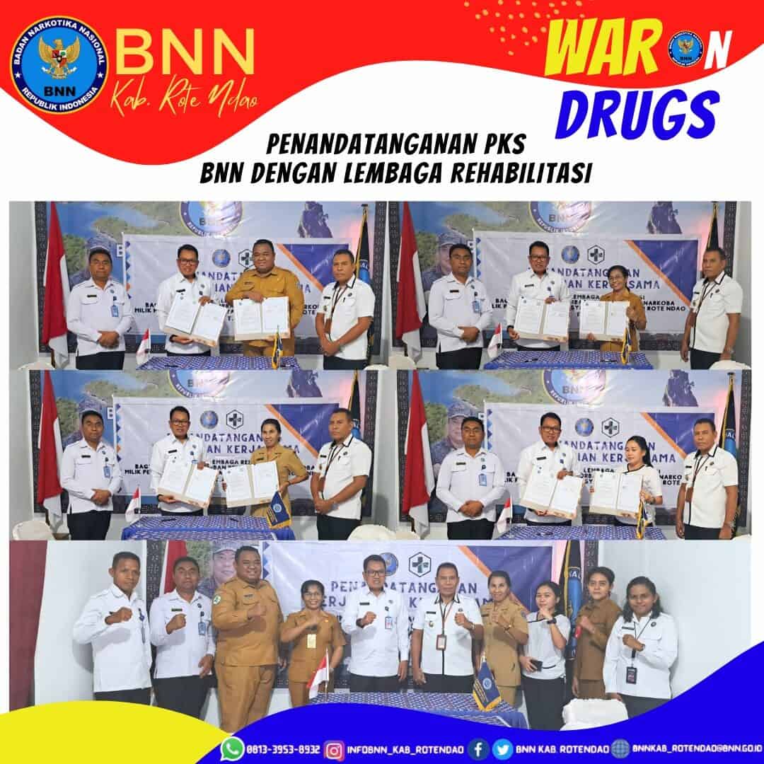Penandatanganan Kerja Sama Antara Kepala BNNP NTT dengan Kepala UPTD Puskesmas Korbafo, Kepala UPTD Puskesmas Eahun, Kepala UPTD Puskesmas Baa dan Kepala UPTD Puskesmas Delha. Penandatanganan Kerja Sama Antara Kepala BNNP NTT dengan Kepala UPTD Puskesmas Korbafo, Kepala UPTD Puskesmas Eahun, Kepala UPTD Puskesmas Baa dan Kepala UPTD Puskesmas Delha.