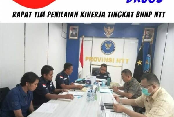 Kepala BNNK Rote Ndao Menghadiri Rapat Penilaian Kinerja Tingkat BNNP NTT