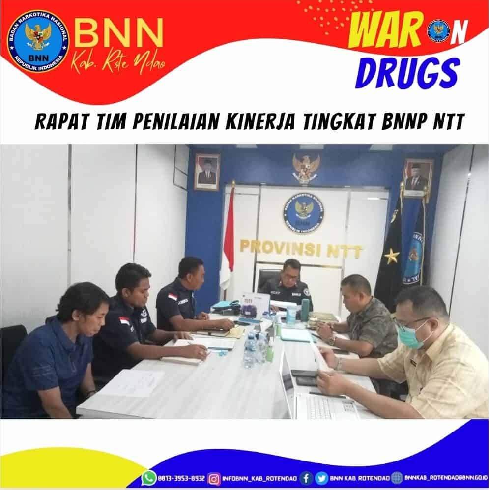 Kepala BNNK Rote Ndao Menghadiri Rapat Penilaian Kinerja Tingkat BNNP NTT Kepala BNNK Rote Ndao Menghadiri Rapat Penilaian Kinerja Tingkat BNNP NTT