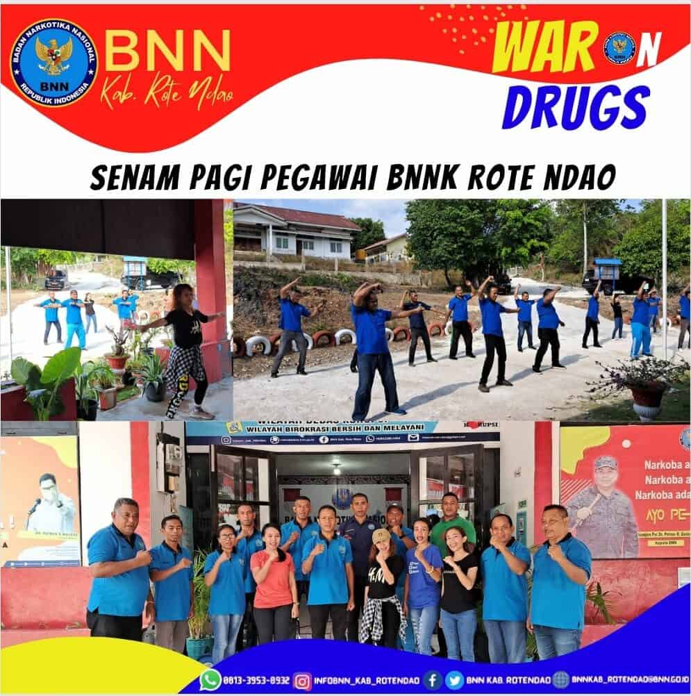 Senam Pagi Pegawai BNNK Rote Ndao Senam Pagi Pegawai BNNK Rote Ndao