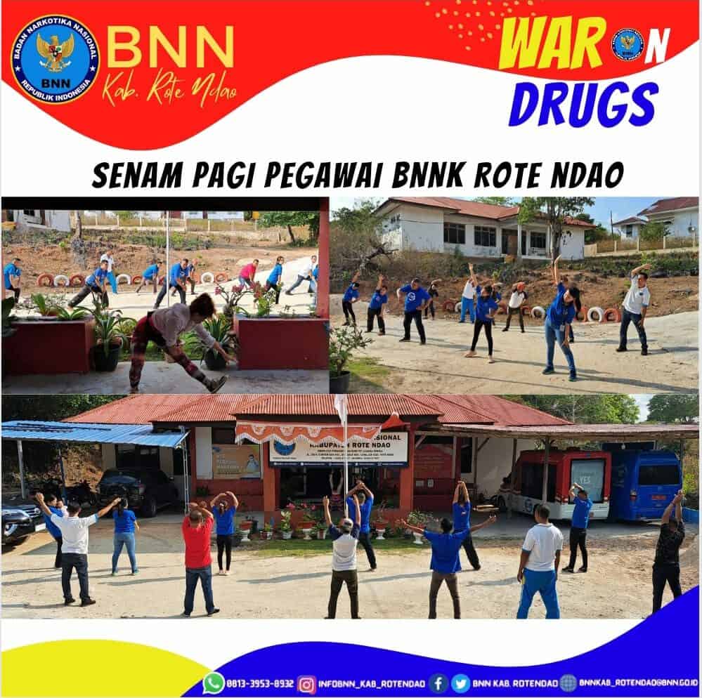 Senam Pagi Pegawai BNNK Rote Ndao Senam Pagi Pegawai BNNK Rote Ndao