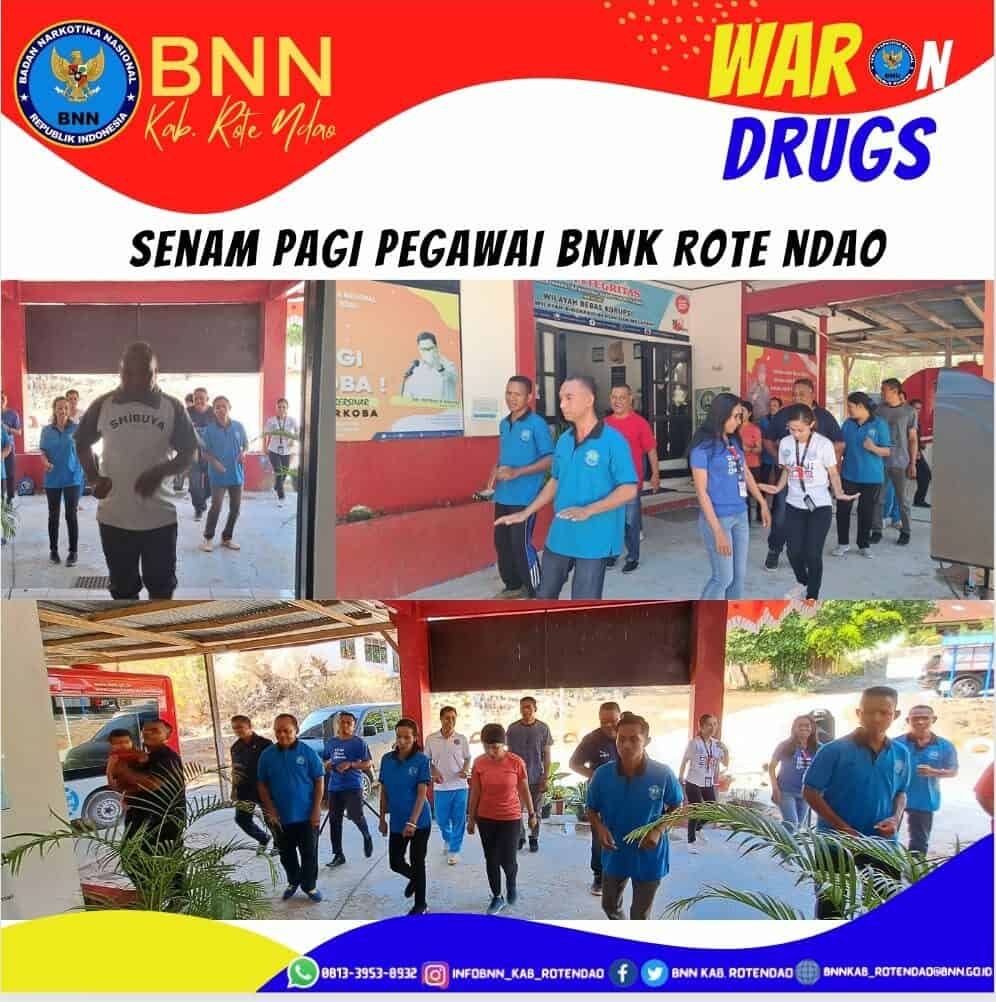Pembinaan Jasmani Pegawai BNNK Rote Ndao Pembinaan Jasmani Pegawai BNNK Rote Ndao