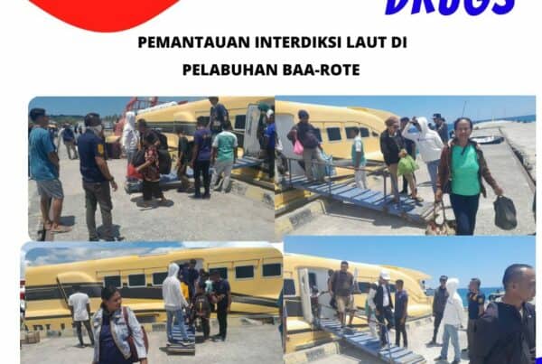 Seksi Pemberantasan Melaksanakan Pemantauan Interdiksi Laut di Pelabuhan Laut Baa – Rote Ndao