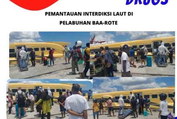 Seksi Pemberantasan Melaksanakan Pemantauan Interdiksi Laut di Pelabuhan Laut Baa – Rote Ndao