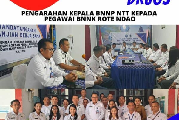 Pengarahan Kepala BNNP NTT Kepada Pegawai BNNK Rote Ndao
