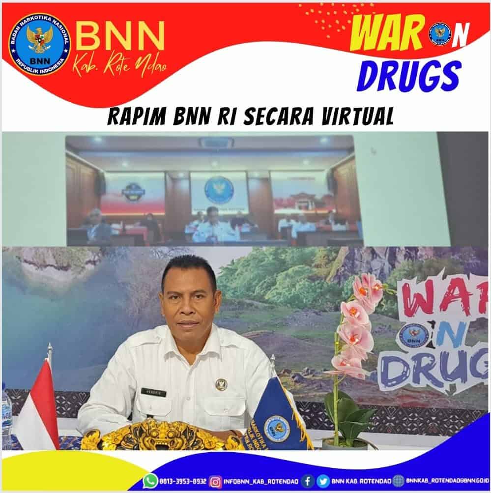 Rapat Pimpinan BNN RI Secara Virtual Rapat Pimpinan BNN RI Secara Virtual