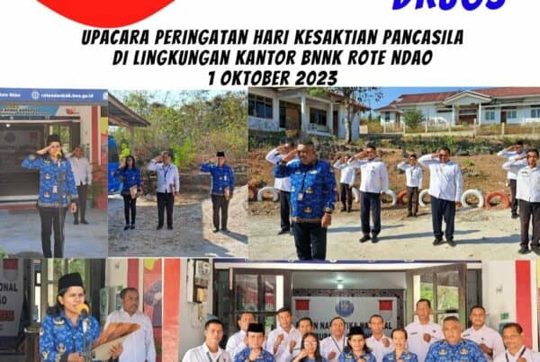 Upacara Peringatan Hari Kesaktian Pancasila di Lingkungan Kantor BNNK Rote Ndao