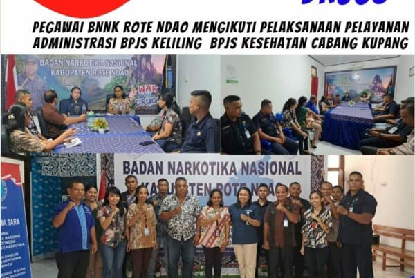 Pegawai BNNK Rote Ndao mengikuti Pelaksanaan Pelayanan Administrasi BPJS Keliling BPJS Cabang Kupang. Pegawai BNNK Rote Ndao mengikuti Pelaksanaan Pelayanan Administrasi BPJS Keliling BPJS Cabang Kupang.