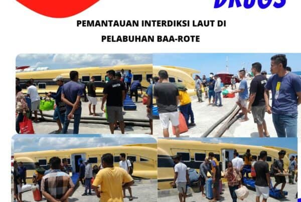 Seksi Pemberantasan Melaksanakan Pemantauan Interdiksi Laut di Pelabuhan Laut Baa – Rote Ndao