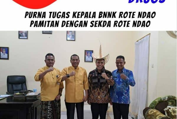 Purna Tugas Kepala BNNK Rote Ndao Pamitan dengan Sekda Rote Ndao