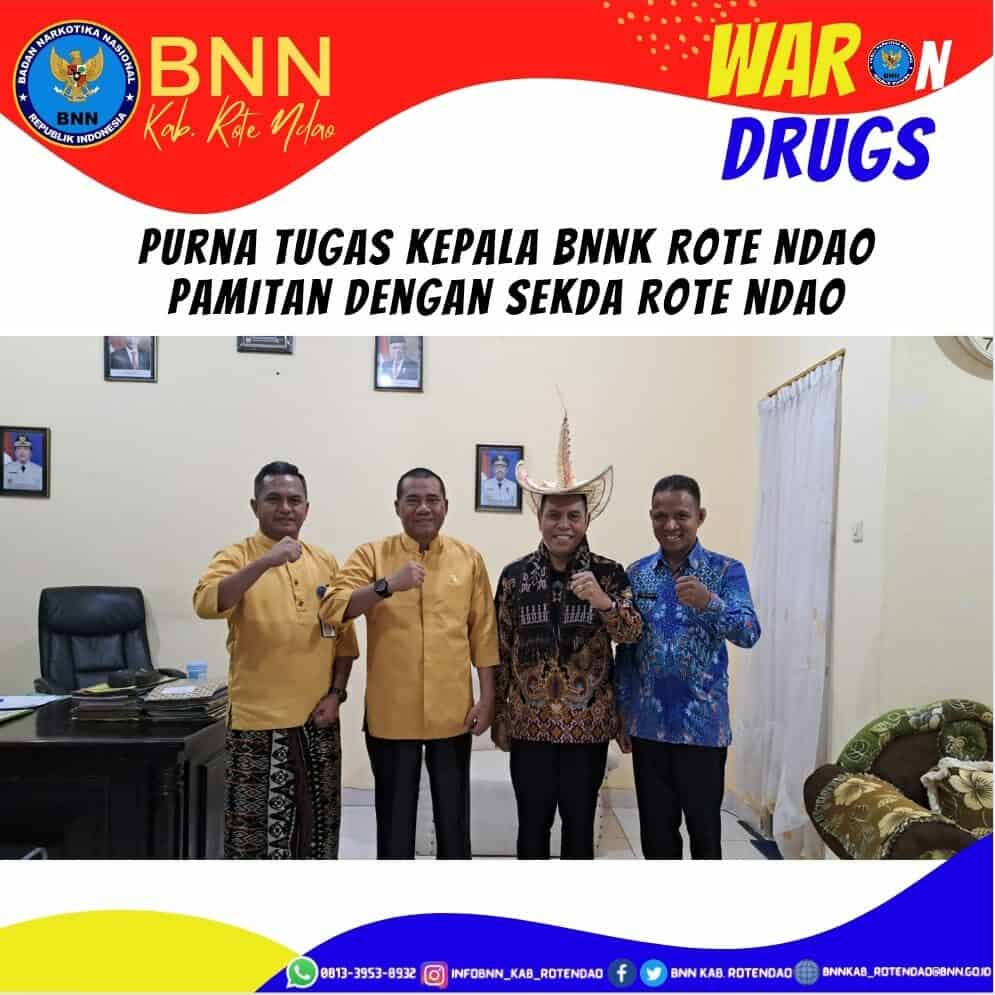 Purna Tugas Kepala BNNK Rote Ndao Pamitan dengan Sekda Rote Ndao Purna Tugas Kepala BNNK Rote Ndao Pamitan dengan Sekda Rote Ndao