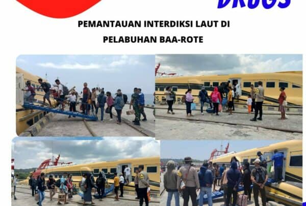 Seksi Pemberantasan Melaksanakan Pemantauan Interdiksi Laut di Pelabuhan Laut Baa – Rote Ndao