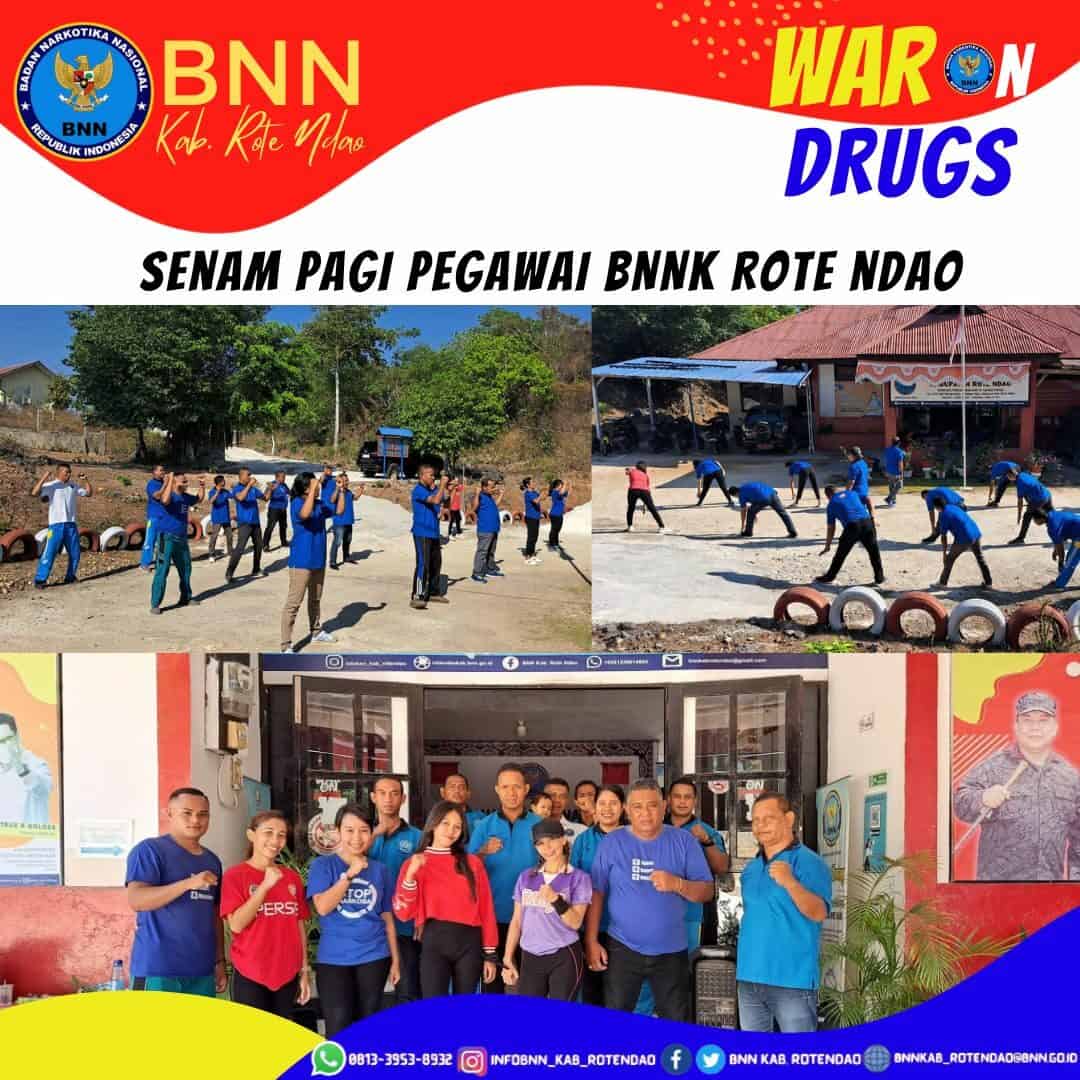 Senam Pagi Pegawai BNNK Rote Ndao Senam Pagi Pegawai BNNK Rote Ndao