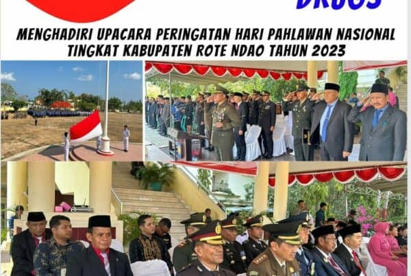 Menghadiri Upacara Peringatan Hari Pahlawan Ke - 78 Tingkat Kabupaten Rote Ndao Tahun 2023 Menghadiri Upacara Peringatan Hari Pahlawan Ke – 78 Tingkat Kabupaten Rote Ndao Tahun 2023