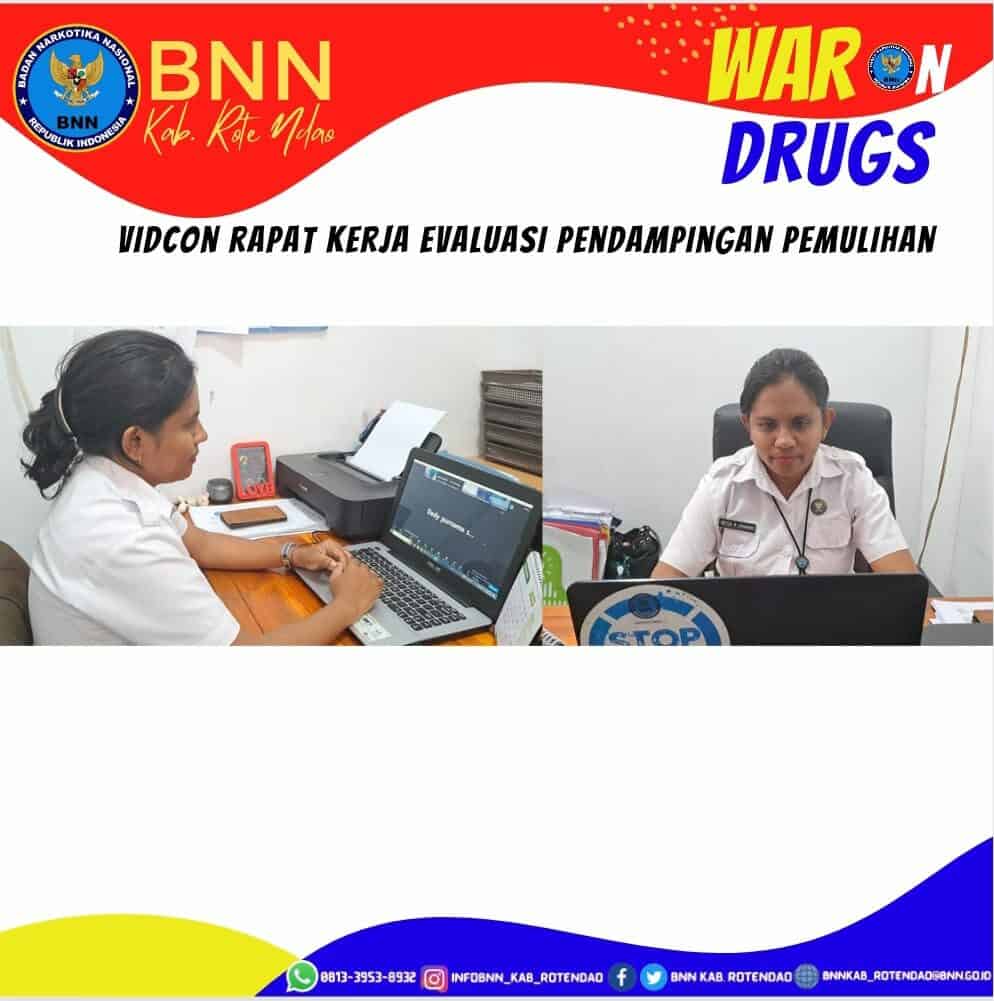 Rapat Kerja Evaluasi Pendampingan Pemulihan secara virtual Rapat Kerja Evaluasi Pendampingan Pemulihan secara virtual