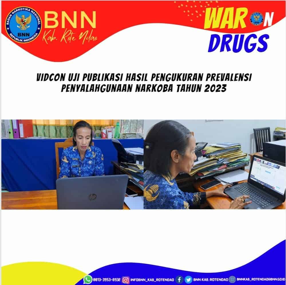 Vidcon Uji Publik Hasil Pengukuran Prevalensi Penyalahgunaan Narkoba Tahun 2023 Vidcon Uji Publik Hasil Pengukuran Prevalensi Penyalahgunaan Narkoba Tahun 2023