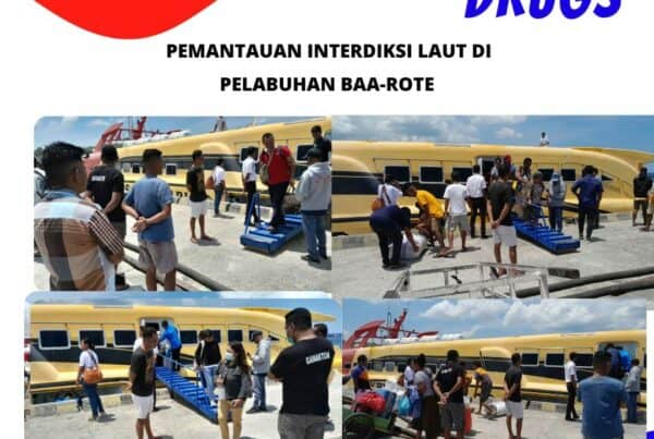 Seksi Pemberantasan Melaksanakan Pemantauan Interdiksi Laut di Pelabuhan Laut Baa – Rote Ndao