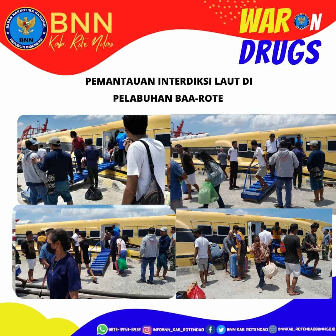 Seksi Pemberantasan Melaksanakan Pemantauan Interdiksi Laut di Pelabuhan Laut Baa - Rote Ndao Seksi Pemberantasan Melaksanakan Pemantauan Interdiksi Laut di Pelabuhan Laut Baa – Rote Ndao