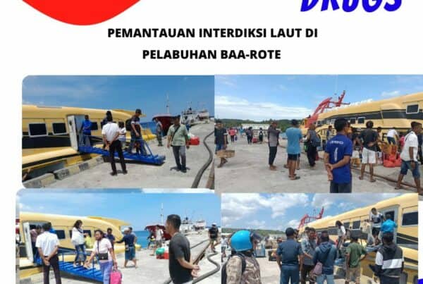 Seksi Pemberantasan Melaksanakan Pemantauan Interdiksi Laut di Pelabuhan Laut Baa – Rote Ndao