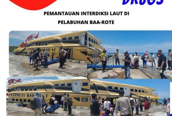 Seksi Pemberantasan Melaksanakan Pemantauan Interdiksi Laut di Pelabuhan Laut Baa – Rote Ndao