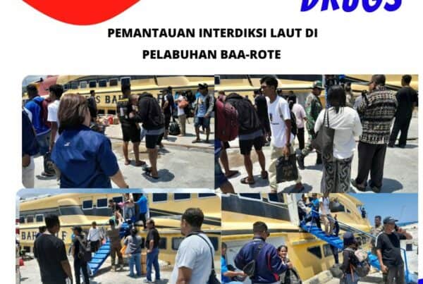 Seksi Pemberantasan Melaksanakan Pemantauan Interdiksi Laut di Pelabuhan Laut Baa – Rote Ndao