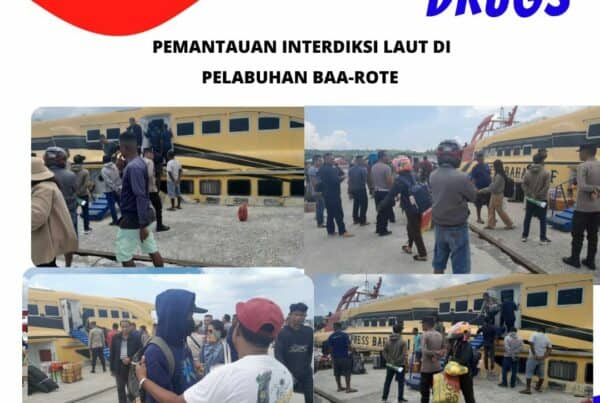 Seksi Pemberantasan Melaksanakan Pemantauan Interdiksi Laut di Pelabuhan Laut Baa – Rote Ndao