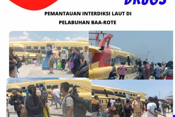 Seksi Pemberantasan Melaksanakan Pemantauan Interdiksi Laut di Pelabuhan Laut Baa – Rote Ndao
