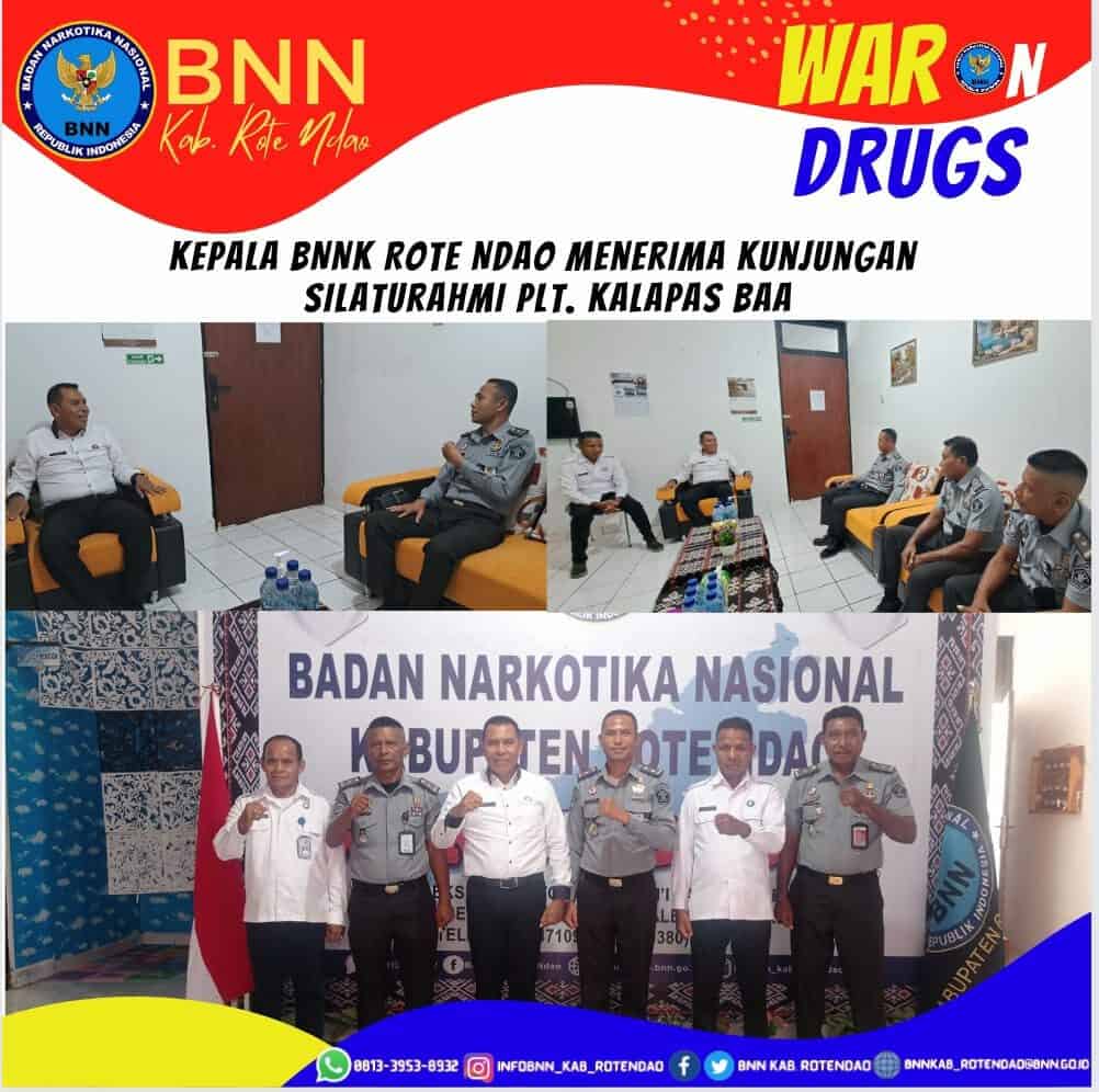 Kepala BNNK Rote Ndao menerima kunjungan Silaturahmi Plt. Kalapas Baa Kepala BNNK Rote Ndao menerima kunjungan Silaturahmi Plt. Kalapas Baa