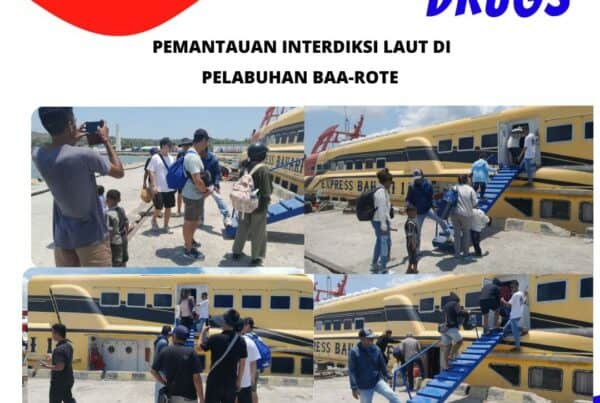Seksi Pemberantasan Melaksanakan Pemantauan Interdiksi Laut di Pelabuhan Laut Baa – Rote Ndao