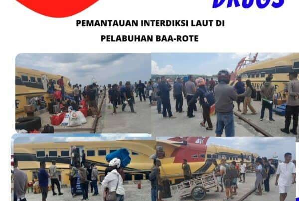 Seksi Pemberantasan Melaksanakan Pemantauan Interdiksi Laut di Pelabuhan Laut Baa – Rote Ndao