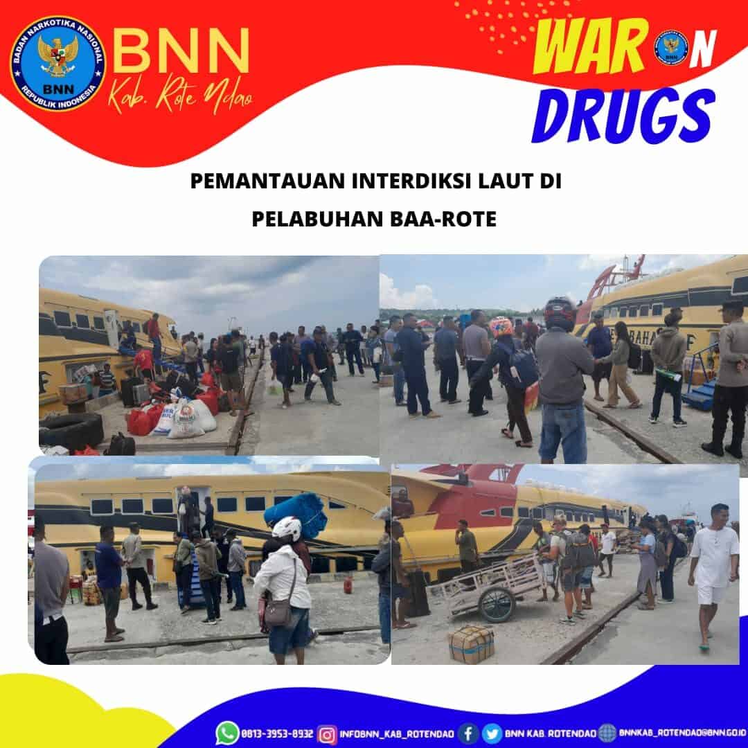 Seksi Pemberantasan Melaksanakan Pemantauan Interdiksi Laut di Pelabuhan Laut Baa - Rote Ndao Seksi Pemberantasan Melaksanakan Pemantauan Interdiksi Laut di Pelabuhan Laut Baa – Rote Ndao