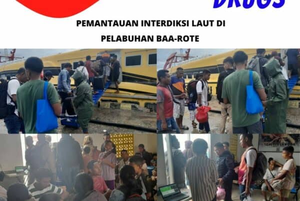 Seksi Pemberantasan Melaksanakan Pemantauan Interdiksi Laut di Pelabuhan Laut Baa – Rote Ndao