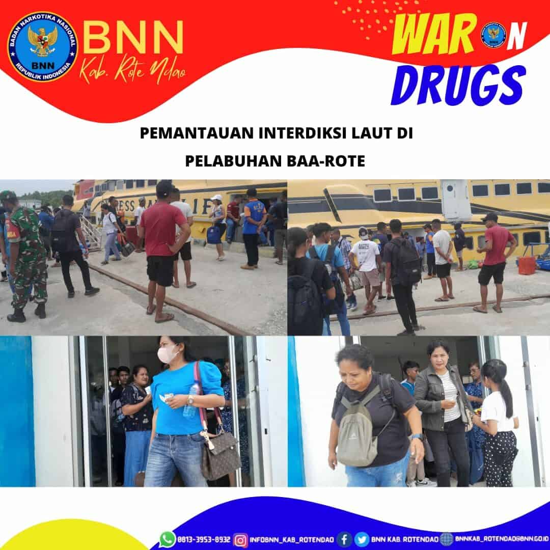 Seksi Pemberantasan Melaksanakan Pemantauan Interdiksi Laut di Pelabuhan Laut Baa - Rote Ndao Seksi Pemberantasan Melaksanakan Pemantauan Interdiksi Laut di Pelabuhan Laut Baa – Rote Ndao