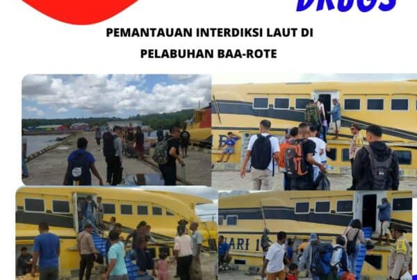 Seksi Pemberantasan Melaksanakan Pemantauan Interdiksi Laut di Pelabuhan Laut Baa – Rote Ndao