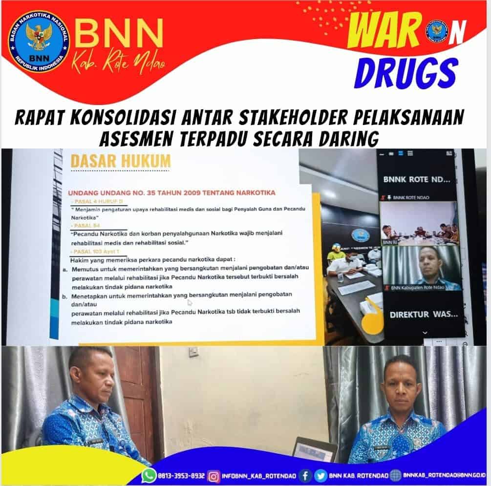 Mengikuti Rapat Konsolidasi antar stakeholder pelaksanaan Asesmen Terpadu secara daring Mengikuti Rapat Konsolidasi antar stakeholder pelaksanaan Asesmen Terpadu secara daring