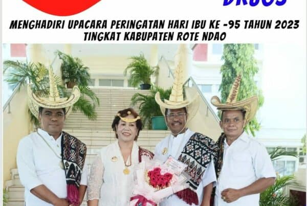 Mengikuti Upacara Peringatan Hari Ibu ke-95 Tahun 2023 Tingkat Kabupaten Rote Ndao