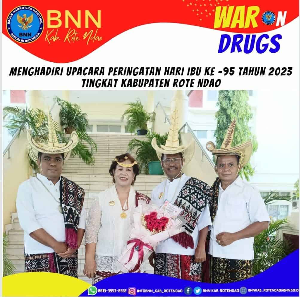 Mengikuti Upacara Peringatan Hari Ibu ke-95 Tahun 2023 Tingkat Kabupaten Rote Ndao